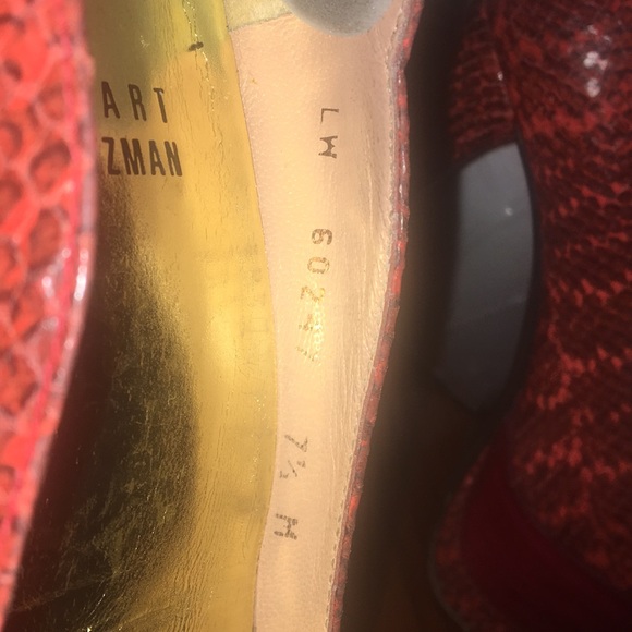 Stuart Weitzman red platform pumps / stilettos 👠 - Picture 6 of 6